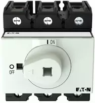 Eaton 28 kubinių pėdų pagrindinis jungiklis, 3 polių, 80 A, be veleno ir rankenos, nuimamas tvirtinimas, metaliniam velenui P3-80/XM EP-400973