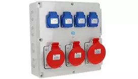 Spamel Paskirstymo dėžutė 5x32A 2x5x16A 4x3x16A INA=32A IP54 SB-007005-S0050-54
