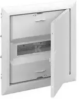 ABB Įleidžiamas modulinis paskirstymo skydas UK600 1x12 12M IP30 63A II klasės plieninės durys N+PE varžtai.UK612E2 2CPX077840R9999