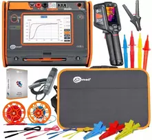 Sonel įrankių rinkinys MPI-536 WMPLMPI536 elektros instaliacijos parametrų matuoklis su KT-256F WMGBKT256F terminio vaizdo kamera