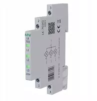 FF Trifazis žalias LED plonas modulinis šviestuvas 1/2 modulio 230V B6D45