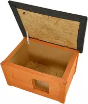 Wood OK Tikmedžio šunų/kačių voljeras + guolis