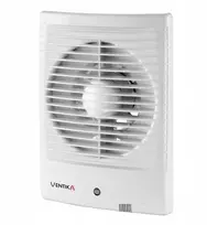 Ventika Ašinis ventiliatorius Ø100 230V 14W 98m3/h 34dB su virvelės jungikliu, baltas FORTE D100M3WS