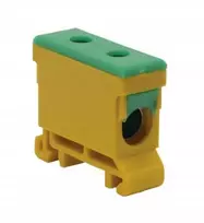Elektro Plast 48.504 1 polių paskirstymo blokas AL/CU 35-240mm2 geltonai žalias plokščias montavimas ir TH bėgis WLZ35P/240/su 48.504