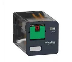 Schneider RUMC21B7 Relė su bandymo mygtuku 24VAC 10A cilindriniai kontaktai 2NO + 2NC RUMC21B7