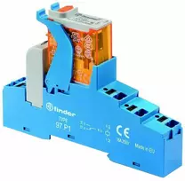 Finder Sąsajos relė, 4C serija, 1P, 10A, 230V, įspaudžiama, 4C.P1.8.230.0060SPA