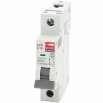 LSS C16 1P Grandinės pertraukiklis 1P C 16A 6kA AC, KOOP Elektro C16A LSS C16 1P