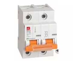 Lsis BKH 2P D125A Grandinės pertraukiklis 1,5 modulių 2P D 125A 10KA BKH 2P D125A 0