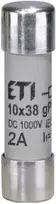 Eti Polam ETI CILINDO Įdėklas.CH10X38 GPV 2A/1000V DC