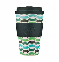 Kavos puodelis išsinešimui Ecoffee Cup* Raštas 400ml - Balentina Blocks