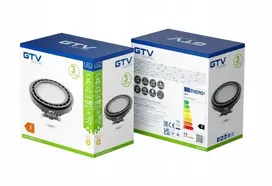 GTV LED lemputė G53 AR111 12,5W 1100lm 3000K DC12V 120st. juoda LD-AR111WW13W120-10