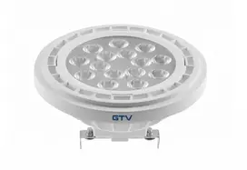 GTV LED lemputė G53 AR111 12,5W 1250lm 4000K DC12V 40st. balta LD-AR111NW13W40-00