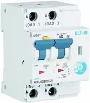 Eaton Priešgaisrinis kibirkščių detektorius 2P B 20A 0.03A, G/A tipas AFDD-20/2/B/003-G/A 300170