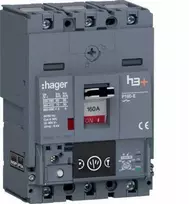 Hager Automatinis jungiklis 3P 160A 70kA h3+ P160 Energija HES160NC