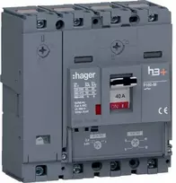 Hager Automatinis jungiklis 4P 40A 50kA h3+ P160 TM HMS041DC