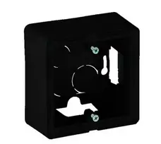Legrand 754066 VALENA LIFE vienguba virštinkinė dėžutė, juoda 754066