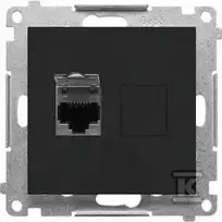 Kontakt Simon GN.1-KR.COM.RJ45 K.6E P.Juodas M.SIMON55