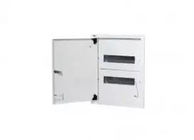Kanlux 29315 Metalinis modulinis skirstytuvas 2x12 paviršinis IP30 N+PE I klasė baltos durys KP-DB-I-MS-212 balta 29315