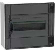 Schneider LVSXR113 PrismaSeT XS 1x13 PSXS-1-13-NT-P skirstomasis skydas, montuojamas paviršiuje, skaidrios durys, IP40 IK09 LVSXR113