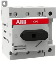 ABB Modulinis jungiklio skyriklis, baltas 4P 63A, be veleno ir rankenos, gnybtų dangtelis IP20, DIN bėgelis OT63ML4 1SCA022530R640