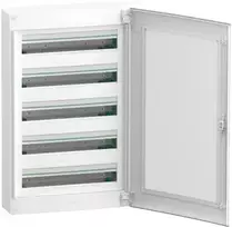 Schneider LVSXR524 PrismaSeT XS 5x24 skirstomieji įrenginiai PSXS-5-24-NT-P paviršinės skaidrios durys IP40 IK09 LVSXR524