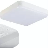 Lubinis šviestuvas Kanlux LED lubinis šviestuvas IPER 10W-NW-L-SE kvadratinis su judesio jutikliu 1200lm 4000K IP65 IK10 II klasė PZH 5 metų garantija balta 37302