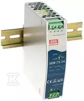 Meanwell Mean Well MAITINIMO TAIKYMAS DIN bėgeliui 75W 24V 3.2A