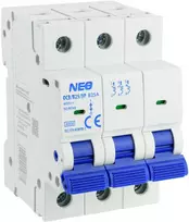 Elektro-Plast grandinės pertraukiklis 3P B 25A 6kA OCB/B25/3P 87.635
