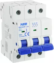 Elektro Plast Viršsrovės jungiklis 3P C 16A 6kA NEO OCB/C16/3P 87.670