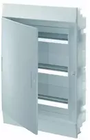 ABB „Mistral41F“ 3x18 54M IP41 125A įleidžiamas modulinis paskirstymo skydas, II klasė, pilnų durelių, N+PE, sriegiamo tipo, 41A18X31A 1SLM004102A1109