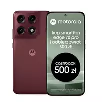 „Motorola Edge 70 Pro“ 6,78 colių ekranas, „Android 16.0“, 5G, USB Type-C, 8GB, 256GB, 6500 mAh baterija, „Pantone Zinfandel“