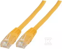 Securitynet Apsaugos tinklas PATCHCORD RJ45 U/UTP 6 PVC CCA ŻÓŁ 0,