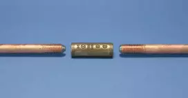 ERICO Varinis įžeminimo strypas, segmentinis, 17.3 mm x 1.2 m, 254 m 633440