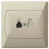 Ospel SAPPHIRE Dviguba nepriklausoma telefono lizdas kašmyro smėlio spalvos, GPT-2ZN/m/83