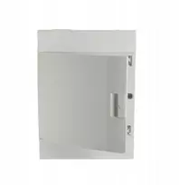 ABB Mistral41F 2x12 24M IP41 63A įleidžiamas modulinis paskirstymo skydas II klasės pilnų durelių N+PE varžtas 41A12X21A 1SLM004102A1105