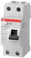 ABB 2P 25A 30mA kintamosios srovės diferencialinis automatinis jungiklis FH202 AC-25/0.03 2CSF202002R1250