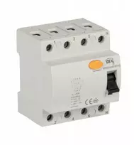 Kanlux 4P 63A 0,03A diferencialinis automatinis jungiklis, tipas AC KRD10-4/63/30-AC 38745