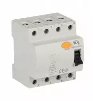 Kanlux 4P 63A 0,03A diferencialinis automatinis jungiklis, A tipo KRD10-4/63/30-A 38746