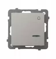 Ospel kašmyro mėlynos spalvos šviečiantis skambučio jungiklis ŁP-6GS/m/82