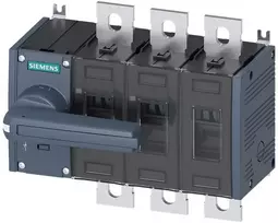 Siemens 3P jungiklio atjungiklis wlk3 315A rotacinis saugiklis pilkas priekinis montavimas kairysis srieginis plokščias pajungimas 3KD4032-0PE10-0