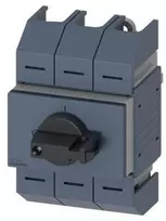 Siemens Izoliacinis jungiklis 3P wlk02 63A tiesioginė pavara pilkas centrinis montavimas iš priekio rėminiai prijungimai 3KD0332-2LG20-3