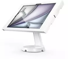 Compulocks „iPad Air M2“ ir „M3 13“ „Apex“ korpuso stiebo stovas – baltas – tvirtinimo komplektas (korpusas, sąranka) – planšetiniam kompiuteriui – užrakinamas – metalinis rėmas – ekrano dydis: 33,02 cm (13 colių) – stalviršio plotas, tvirtinimas prie sienos – skirtas „Apple“ 13 colių „iPad A“