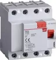 Schneider Electric Lsis RKN4P 63A 300MAA Liekamosios srovės grandinės pertraukiklis 4P 63A 0,3A tipas A RKN4P 63A 300MAA 06220467R0