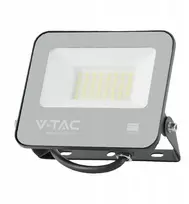 VTAC LED prožektorius, projektorius, 30 W, 3450 lm, 6500 K, diodas, 115 LM/W, IP65, juodas, 5 metų garantija, 23198