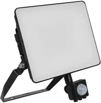 V-TAC LED prožektorius su judesio jutikliu FLUXI MC 50W 6000lm 4000K IP65 juodas 23848-5
