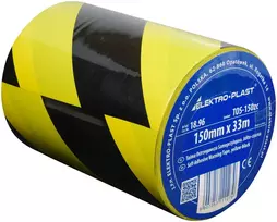 Elektro Plast Lipni įspėjamoji juosta TOS-15zc 15 cm x 33 m geltona ir juoda