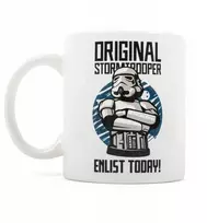 Thumbs Up Originalus „Stormtrooper“ puodelis Retro puodelis Užsiprenumeruokite šiandien