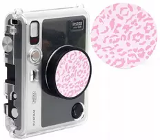 „LoveInstant“ dekoratyvinis lipdukas, skirtas „Fuji Fujifilm Instax Mini Evo“ / 3 m / rožinis - leopardas / pantera