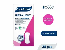 Vuokkoset ULTRA LENGVI ploni įklotai, 28 vnt.