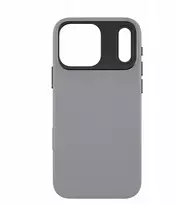 Yaxo telefono dėklas, odinis, plonas, „MagSafe iPhone 17 Pro“ dėklas, bohemiškos pilkos spalvos
